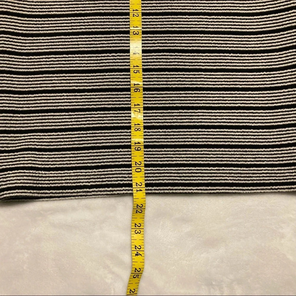 LOFT Black and White Striped Skirt XS - Picture 7 of 11